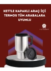 12V Çakmak Girişli Araç İçi Isıtıcı Paslanmaz Çelik Bardak