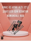 12V LED Işık Seti – Kumandalı ve Renk Ayarlı