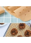 150 Adet Air Fryer Pişirme Kağıdı Tek Kullanımlık Hava Fritöz Yağ Geçirmez Yapışmaz Gıda Pişirme Kağıdı Delikli Kare Model