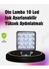 16 LED Beyaz Işık Far | Uzun Ömürlü, Enerji Verimli, Geniş Aydınlatma Açısı