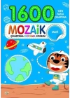 1600 Mozaik Çıkartmalı Boyama Kitabım Mavi Kitap