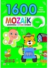 1600 Mozaik Çıkartmalı Boyama Kitabım Yeşil Kitap