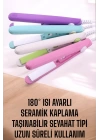 180°C Isı ve Uzun Süre Kalıcı Düzlük Sağlayan Mini Saç Düzleştirici