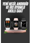 1.83 İnç Akıllı Saat Android ve İOS Uyumlu Çağrı Cevaplayabilen Adımsayar GPS Takibi