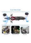 2 İnç Ekran 1080p Motosiklet Ön Ve Arka Görüş Kamerası Kumandalı Gidon Baglantılı