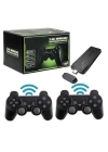 2 Kollu Kablosuz 2.4G Retro Oyunlar 4k Game Stick 3500 Oyun Atari