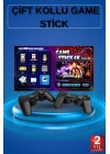 2 Kollu Kablosuz 2.4G Retro Oyunlar 4k Game Stick 3500 Oyun Atari