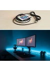 2 Metre Kumandalı USB LED Şerit Işık – Renk Ayarlı Dekoratif Ortam ve Ambiyans Aydınlatması
