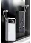 20.000 Mah Led Işıklı LCD Ekran USB Girişli Type-C Lightning Powerbank