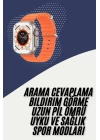 2025 Model Akıllı Saat Çift Kordon Ios Ve Android Arama Cevaplama Sesli Asistan