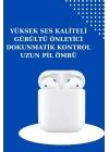 2025 Model Akıllı Saat ve 2.Nesil TWS Bluetooth Kulaklık ANC Özelliği Amoled Ekran