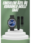 2025 Model Yuvarlak Ekran Android ve İOS Uyumlu GPS Takibi Yapabilen Akıllı Saat