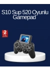 2025 S10 Gamepad 520 Klasik Retro Oyunlu TV Bağlantılı A Kalite Orijinal