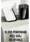 22.5W Magsafe Kablosuz Şarjlı Powerbank Dijital Ekran ve Hızlı Şarj