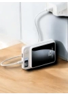 22.5W Magsafe Kablosuz Şarjlı Powerbank Dijital Ekran ve Hızlı Şarj