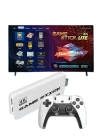 2.4 GHZ Oyun Konsolu Çift Konsol 4K Ultra Hd Game Stick