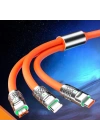 3 in 1 Type-C + Micro Usb + Lightning Hızlı Şarj Kablosu Silikon Kablo 1 Metre Opp Ambalaj