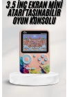 3 İnç Ekran 500 Oyunlu Game Box Mini Taşınabilir Oyun Konsolu