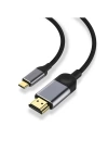 3 Metre 8 Gbps Hız 4k/30 Hz Type C To Hdmı Çevirici Dönüştürücü Tv Telefon Pc Hasır Bağlantı Kablosu