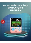 3.5 İnç LCD Ekranlı 666 Oyunlu Taşınabilir Retro Oyun Konsolu