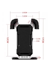 360° Derece Ayarlanabilen Gidon Bağlantılı Bisiklet Motosiklet İçin Abs 4-7.8″ İnç Telefon Tutucu