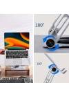 360 Derece Dönebilen Hava Aldıran Laptop Standı