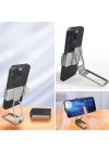360 derece Dönen Tüm Telefon Tipleri İle Uyumlu Metal Telefon Standı Braket