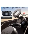 360 Dönebilen Ayarlanabilir Araç Içi Tutucu Kullanılabilen Vakumlu K007 Magsafe Telefon Tutucu