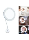 360° Döner Esnek Makyaj Aynası – 10X Büyüteçli, Güçlü Vantuzlu Detay Görüntüleme Çok Açılı Makyaj & Cilt Bakım Aynası
