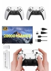 3D 4K 2000 Oyunlu Game Stick Oyun Konsolu Çift Konsol