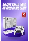 3D 4K HD 2.4G Game Stick 4K Ultra Hd Oyun Konsolu Çift Kollu