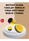 3’lü Matkap Ucu Fırça Takımı Zorlu Kirler İçin