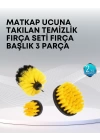 3’lü Matkap Ucu Temizlik Fırçası Seti Çok Amaçlı