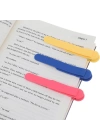 3’lü Otomatik Kitap Ayıracı – Akıllı Silikon Yer İmi Klips Seti, Okuma Severler İçin Pratik Kitap Aksesuarı