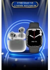 3.Nesil TWS Bluetooth Kulaklık ve Dokunmatik Ekran Akıllı Saat Sesli Görüşme