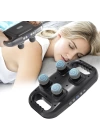 4 Başlıklı Masaj Sı - Ergonomik Derin Doku Sırt Ve Boyun Masaj Aleti Ağrı Ve Sızı Giderici