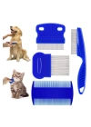 4lü Bit Evcil Hayvan Tarak Seti Kedi Köpek Bit Tarak Seti Pire Tarağı
