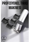 4 Taraklı Taşınabilir Profesyonel Saç ve Sakal Kesme Tıraş Makinesi