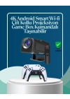 450 ANSI Lümen, 4K Destekli Kompakt Ev Projektörü