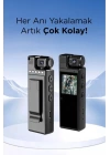 4k 180 Derece Vücut Kamerası Wifi Gece Görüşlü Aksiyon Kamerası