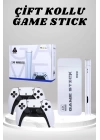 4K HD Görüntü Kaliteli Retro Game Stick 20000 Oyunlu Çift Kollu Beyaz Game Stick