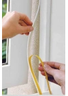 5 Adet 9 Metre Pencere Izolasyon Bandı Yapışkanlı Cam Yalıtım Süngeri Rüzgar Soğuk Kesici Pimapen Fitili