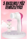 5 Başlıklı Titreşimli Cilt Temizleme Seti Canlandırıcı ve Onarıcı