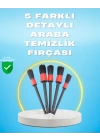 5li Araba Temizlik Fırçaları-Farklı Boyutlu Fırçalarla Derinlemesine Temizlik