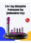 5 Parça Saç Şekillendirme Seti Düzleştirme Dalga ve Bukle Yapma