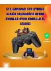 500 Dahili Oyunlu Taşınabilir Retro El Konsolu-2.4 inç Renkli Ekranlı
