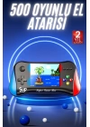 500 Oyunlu Retro Sup Konsolu Taşınabilir Mini Gamepad 3,5 İnç Ekran