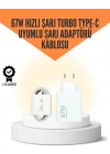 67W Hızlı Şarj Cihazı Yüksek Isı Dayanımlı Type-C Set