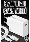 67W Şarj Aleti Turbo Hızlı Type-C Şarj