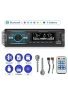 7 Farklı Renkli Oto Teyp - Bluetooth & USB & AUX & FM Destekli Araç İçi Radyo